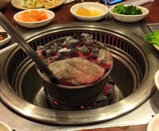 Charcoal Fire, Korean Grill, Korean BBQ, Meat, Korean Cuisine