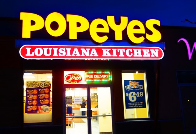 Popeyes, Chicken, Chicken Fingers, York Mills, Dinner