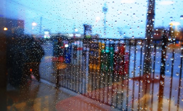 Rainy Day, Tim Hortons, Toronto, Canada