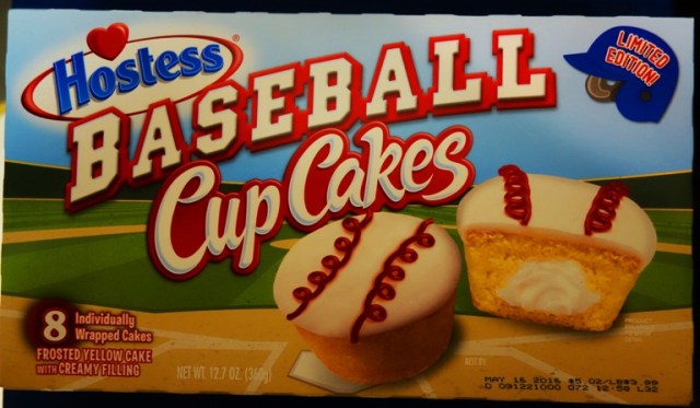 Baseball, Cupcakes, Hostess, snack cakes