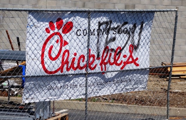 Chick-fil-A, Original Chicken Sandwich, Pleasanton, California