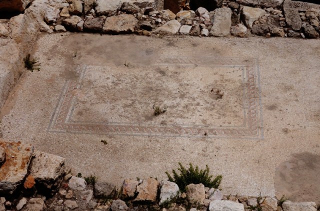 Roman Villa, Mosaic, Givati Parking Lot Dig