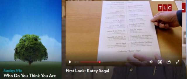 katey Sagal, Who Do You Think You Are, Genealogy, Amish