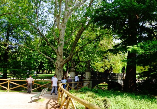Bridge, Sempione Park, Milan, Then and Now