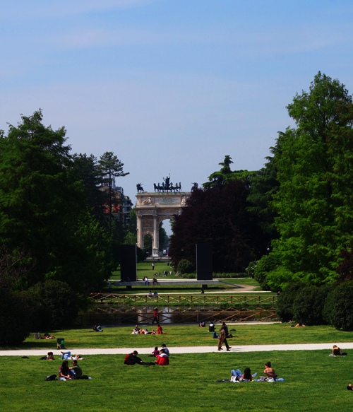 Porta Sempione, Parco Sempione, Milan, Italy, City Park