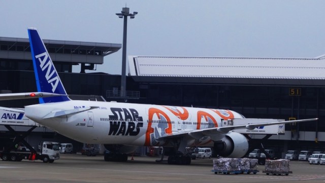 Star Wars, Airplane Art, Narita Airport, ANA Airlines, Special Planes