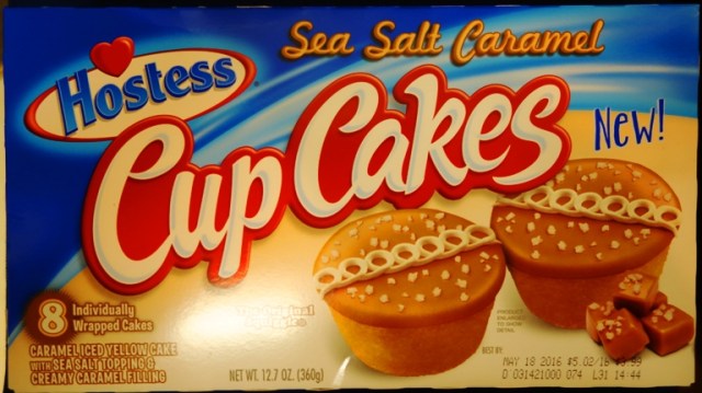 Sea Salt Caramel CupCakes, Hostess, Snack Cakes, Flavors
