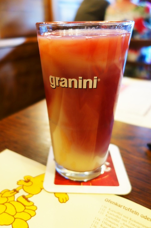 Kirsch-Banane-Saft, Cherry, banana, juice