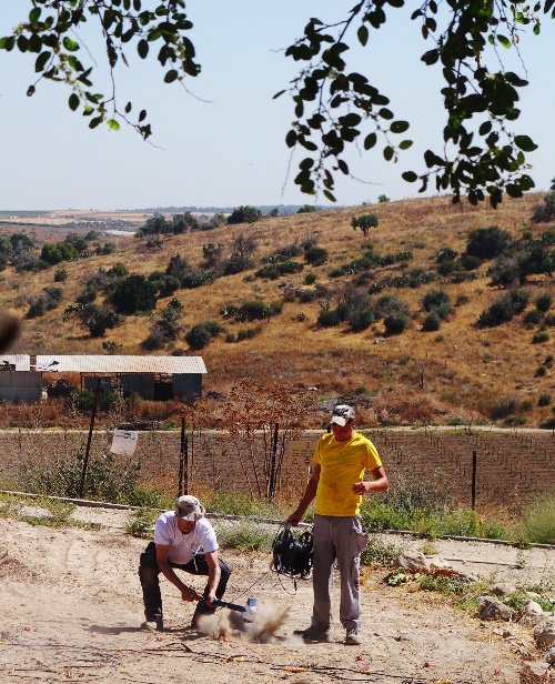 computed tomography, shock-waves, ground survey, tel lachish