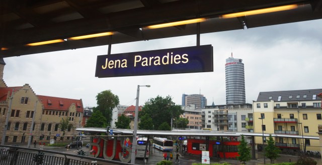 Jena Paradies Station, DB, trains, Regional Train