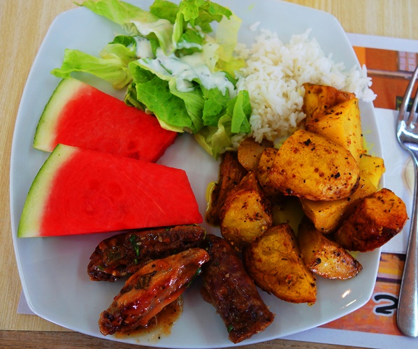 Lunch, Sede Yohav, Kubbitz, 