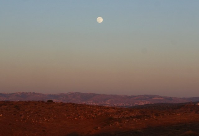 Shephelah, lachish, Judean hills, sundown, archaeological dig