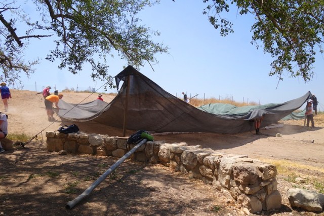 Sunshade, Dig, Archaeology, Dig Site, Sun protection