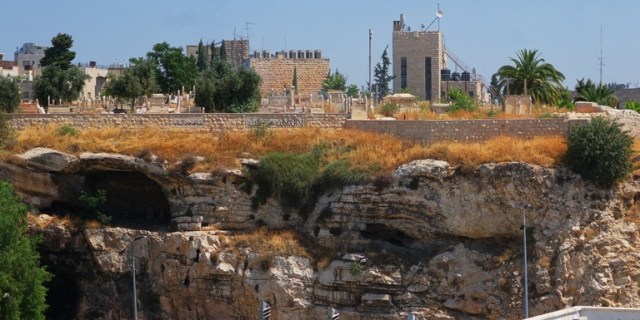 Place of the Skull, Gordon's Calvary, Jerusalem Ramparts Walk, Skull
