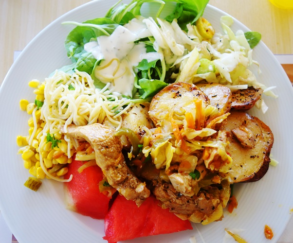 Lunch at Kibbutz, Good Food, Dig Food, Archaeology