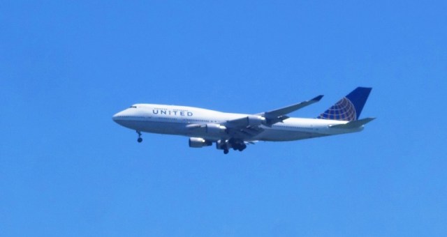 United Airlines, 747, Landing 747, SFO, San Francisco