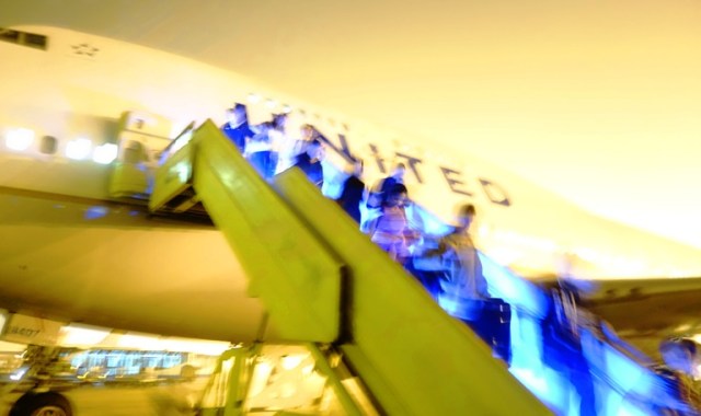 Early Morning Arrival, Remote Parking, PVG, Pudong Airport, Shanghai