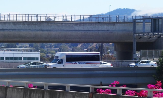 Anza Parking , airpot parking, San Francisco Airport, SFO, Shuttle Bus