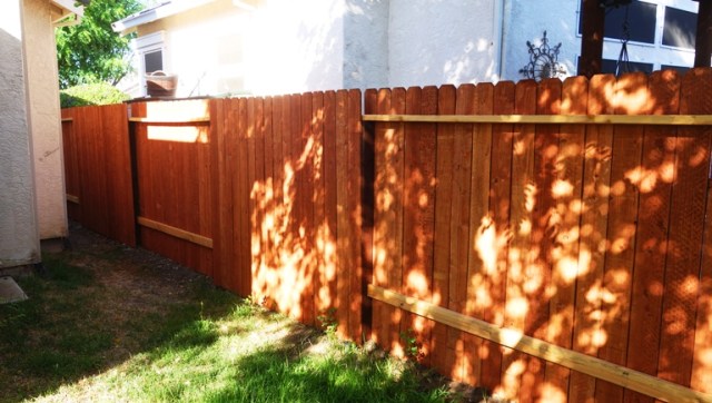 Backyard Fence, Fenceless, fence construction, new fence