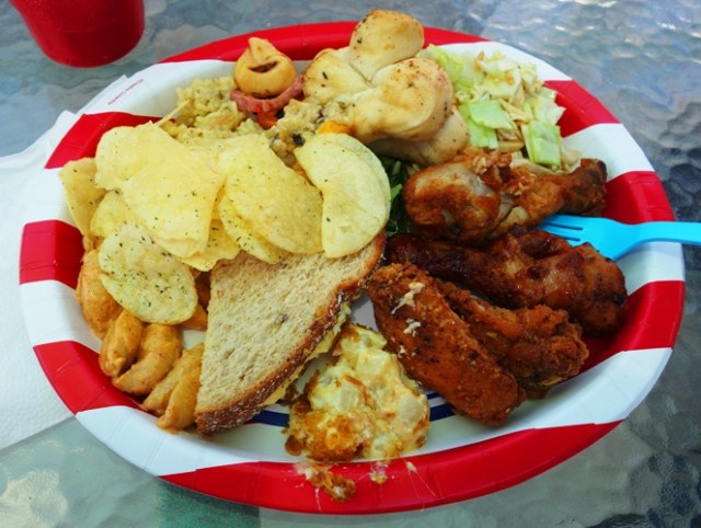 Plate of Food, Potluck, Favorite Foods, Sunday Potluck