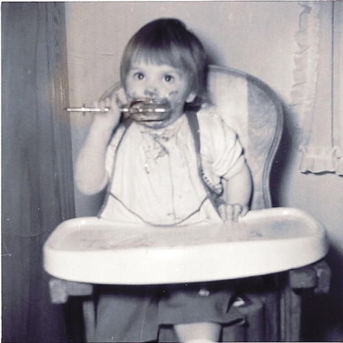 Mixer, Beaters, Licking the Beater, cooking, baking, high chair