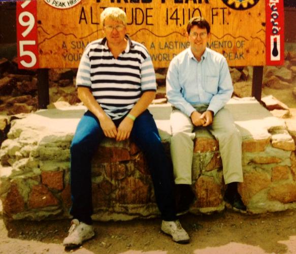 Pikes Peak, Colorado, Colorado Springs, 1995, Summit Sign