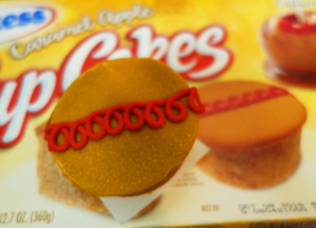 Caramel Apple CupCakes, Hostess Snack Cakes, Original Squiggle