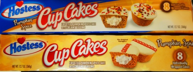 Pumpkin Spice CupCakes, Snack Cakes, Hostess, Limited Edition