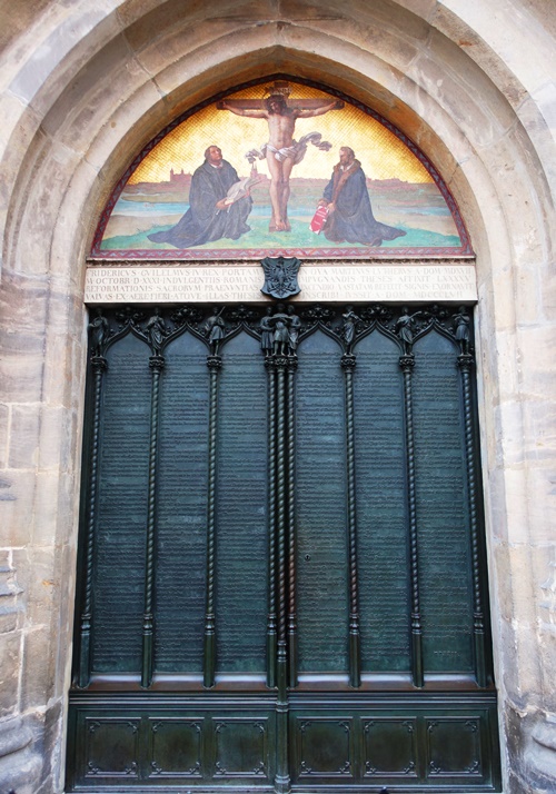 Castle Church Wittenberg, Martin Luther, 95 theses, church doors, Mighty Fortress