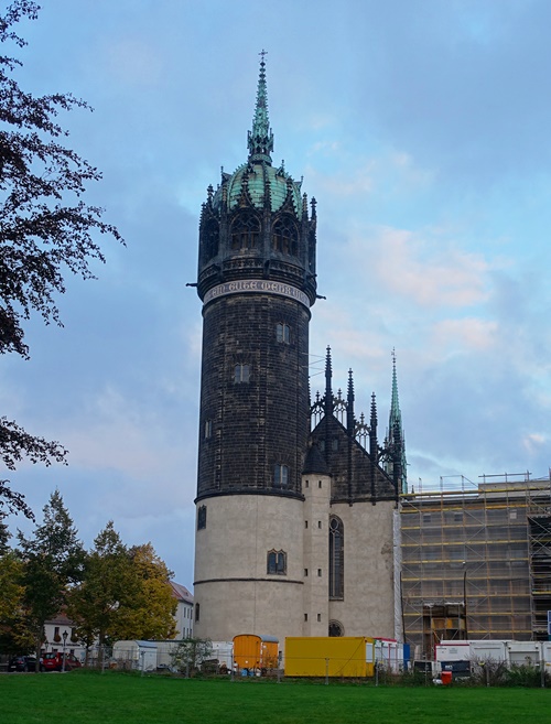 Castle Church Wittenberg, Martin Luther, 95 theses, church doors, Mighty Fortress