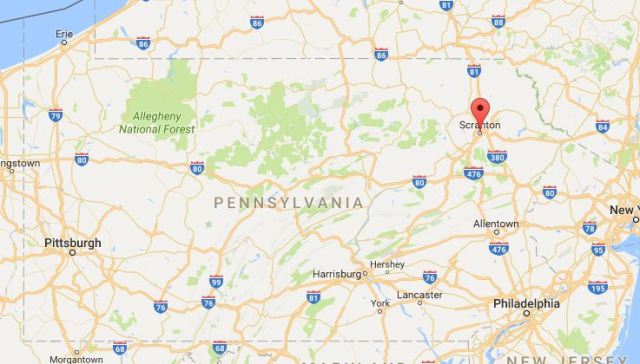 Scranton Pennsylvania, Hugh Rodham, Hillary Clinton