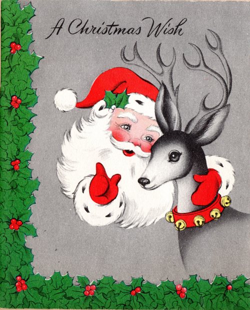 Santa, Reindeer, Christmas Wish