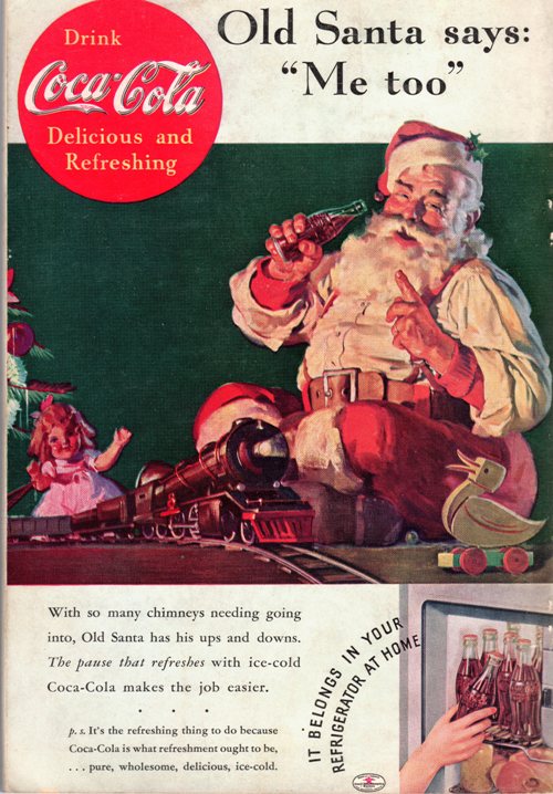National Geographic, Coke, Santa, Advertisement