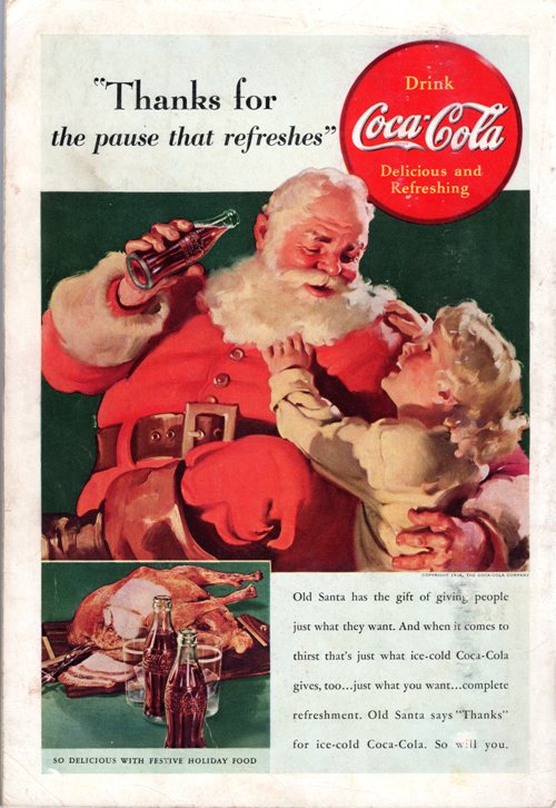 National Geographic, Coke, Santa, Advertisement