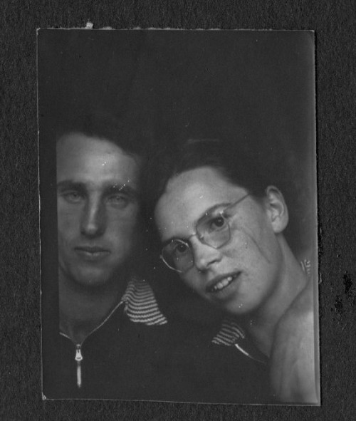 Old Photo Booth Picture, No Smile
