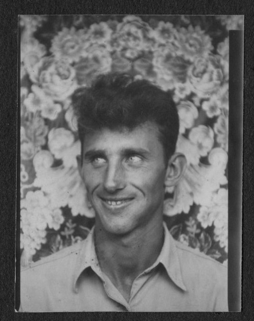 Grandpa Photo Booth Picture, 1930's, Pictures