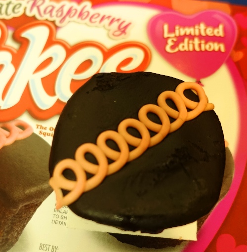 Dark Chocolate Raspberry CupCakes, Hostess Snack Cakes