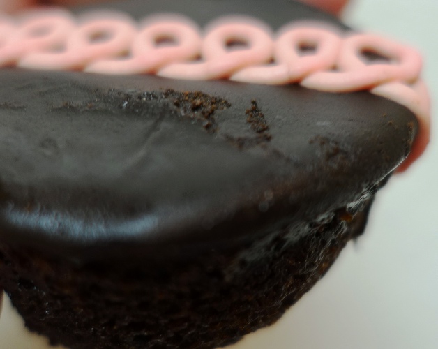 Dark Chocolate Raspberry CupCakes, Hostess Snack Cakes