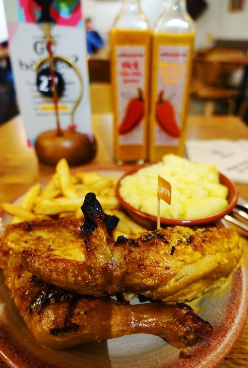 Half Chicken, Chips, Potatoes, nando's