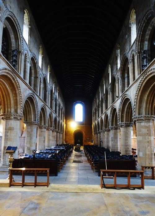 Worksop Priory Nave, Worksop, UK