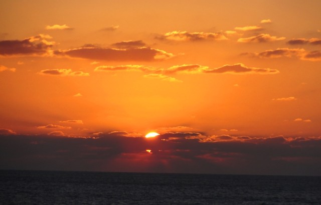 Jaffa Sunset, Mediterranean Sea, Sunset, Red Sky