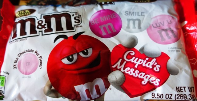 Cupid's Messages, M&M's, Large M&M's, Chocolate, Valentine's Day