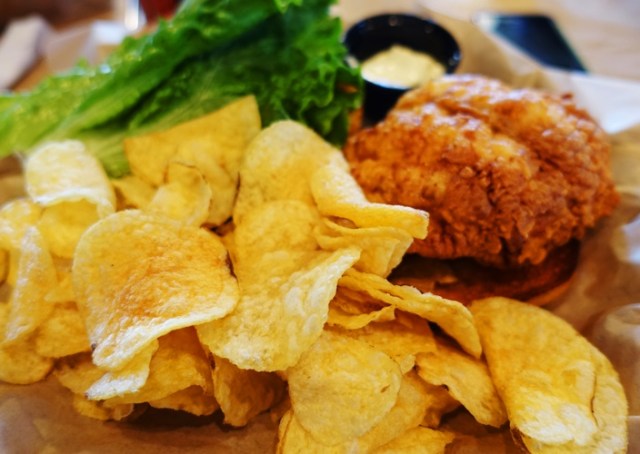 Grouper sandwich, Rusty Bellies, Sea Food