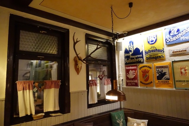 Bierhall Aalen, Decorations, beer signs