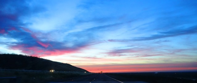 California Sunset, May Sunset, I-5, Central Valley