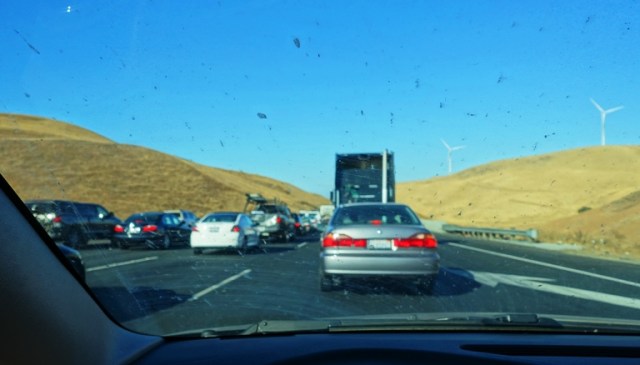 Altamont Crash, Parking on the Altamont, Accident, Commute Nightmare, Altamont, Motorcycle crash