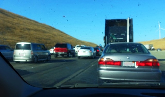 Altamont Crash, Parking on the Altamont, Accident, Commute Nightmare, Altamont, Motorcycle crash