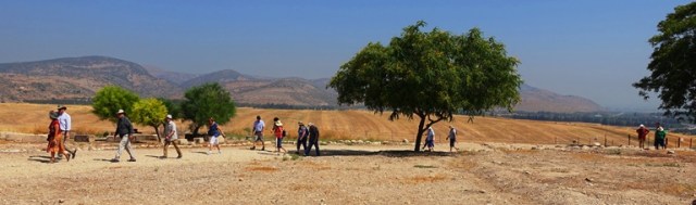 Visiting Hazor, Tel Hazor