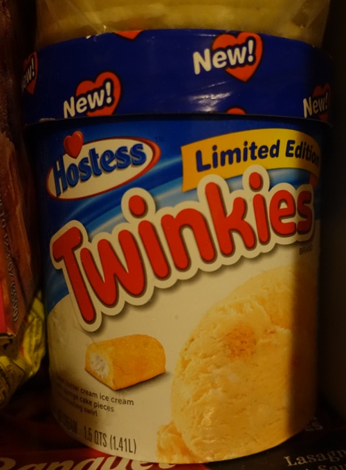Limited Edition Ice Cream, Twinkies Ice Cream, Hostess