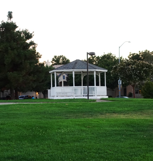 gazebo, zanussi park, tracy, california, parks